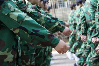 新華電腦專修學院新生軍訓花絮
