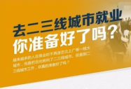 二三線城市成大學(xué)生就業(yè)新趨向